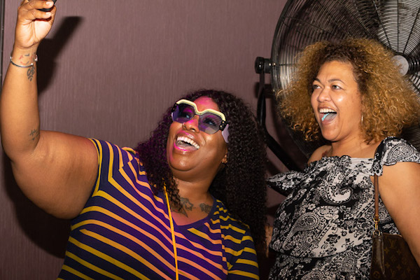 Two women celebrating DC Black Pride