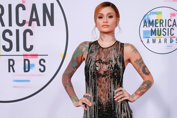 Kehlani on American Music Awards red carpet