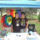 Three participants of wisconsin pride fair