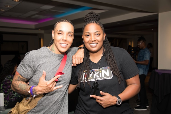 Two event attendees at Weekend Soiree 2018