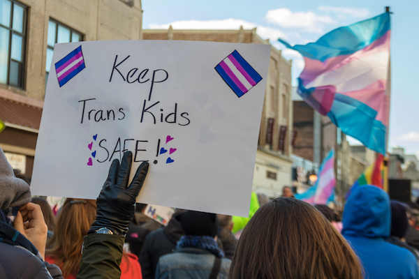 Keep Trans Kids Safe Sign