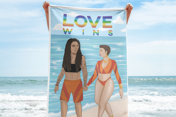 Love Wins Beach Towel