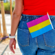 pansexual pride flag in jeans pocket