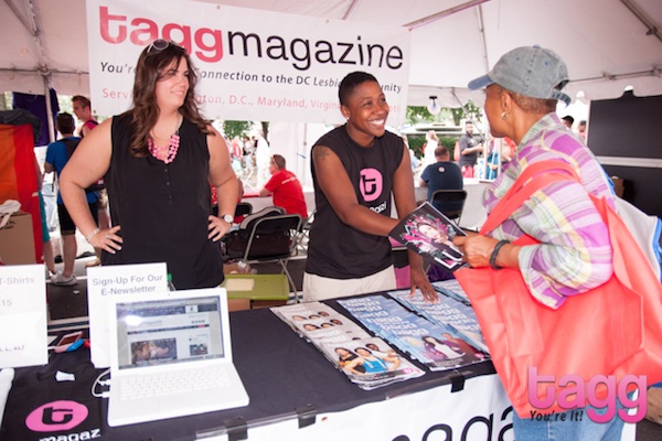 Tagg Pride Booth - 2013