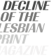 lesbian print magazine