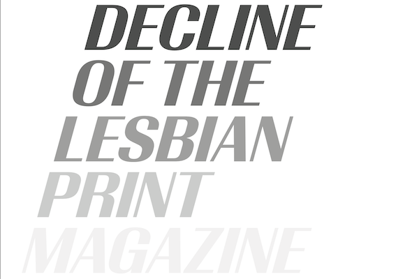 lesbian print magazine