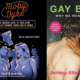 book covers of moby dyke and gay bar