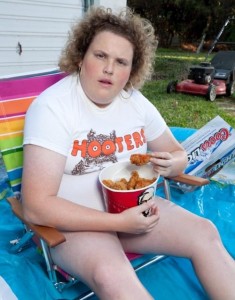 Fortune Feimster in Hooters Outfit
