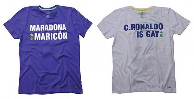 Sergio K Homophobic Soccer Shirts