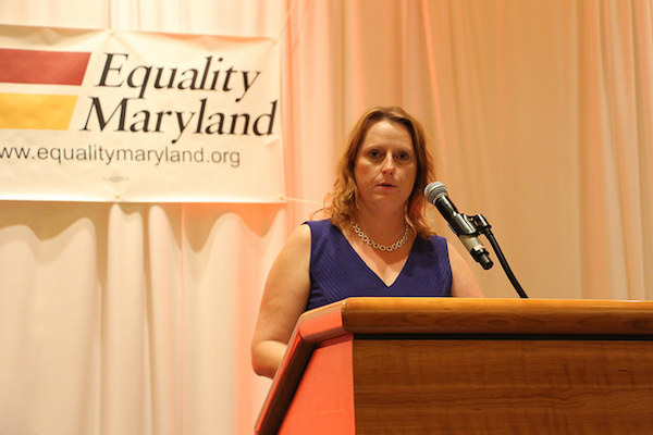 Carrie Evans at Equality Maryland Brunch (2014)