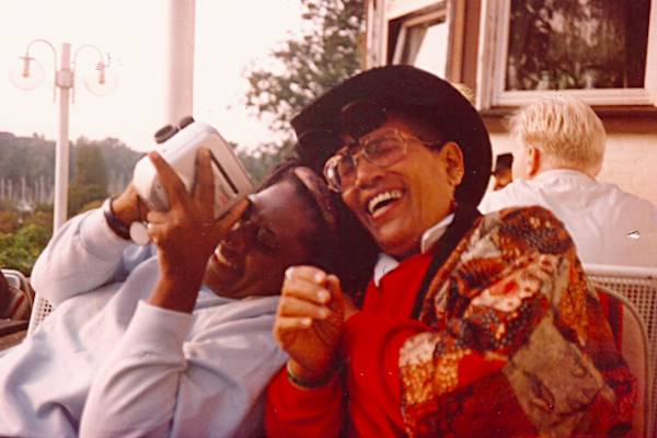 Dr. Gloria Joseph with Audre Lorde