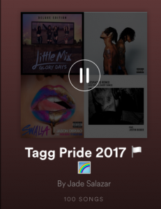 Tagg Pride Playlist on Spotify