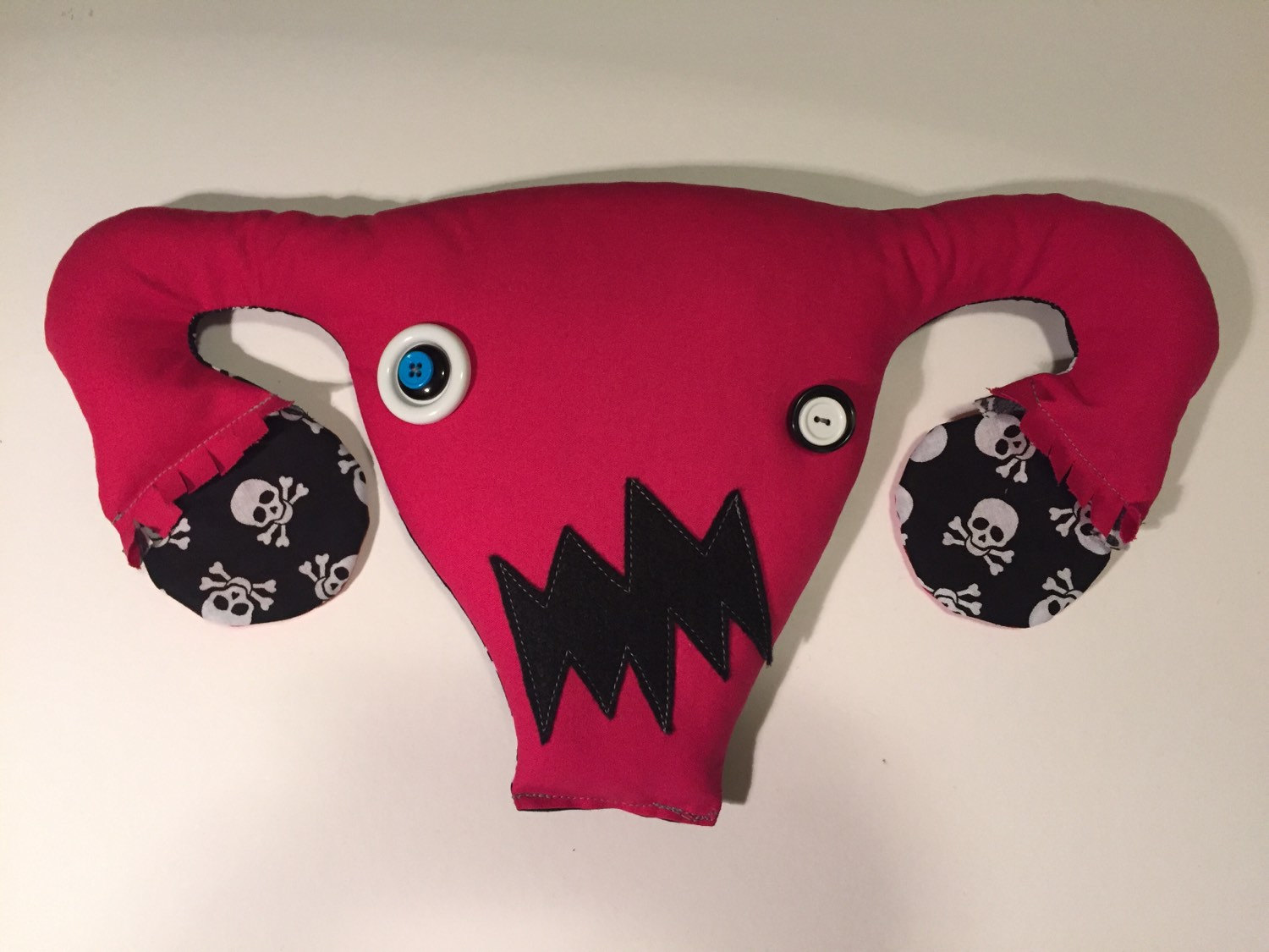 angry uterus plush