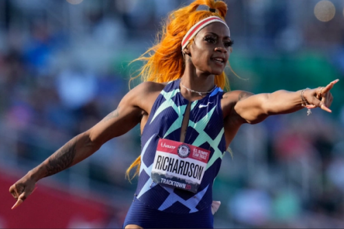 Sprinter Sha'Carri Richardson Secures Olympic Team Spot in Hair Color